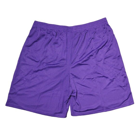Set Of 2 Starter Mesh Basketball Shorts Men's Size 3XL Purple White Deadstock - Picture 12 of 16